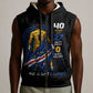 Cape Verde Goalkeeper Personalized Sleeveless Zip Hoodie 40 Years Old 27 Shots Zero Goals Vintage