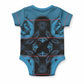 Bafokeng Rabbit Crown Palesa ea kharanium Baby Onesie Blue Seanamarena Basotho Blanket Inspired