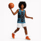 Bafokeng Rabbit Crown Palesa ea kharanium Basketball Jersey Blue Seanamarena Basotho Blanket Inspired