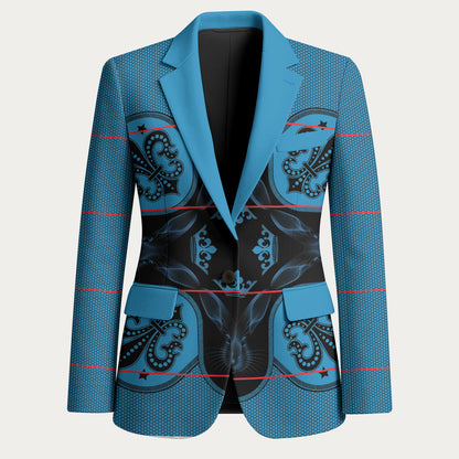 Bafokeng Rabbit Crown Palesa ea kharanium Blazer Blue Seanamarena Basotho Blanket Inspired