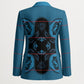 Bafokeng Rabbit Crown Palesa ea kharanium Blazer Blue Seanamarena Basotho Blanket Inspired