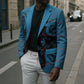 Bafokeng Rabbit Crown Palesa ea kharanium Blazer Blue Seanamarena Basotho Blanket Inspired