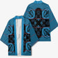 Bafokeng Rabbit Crown Palesa ea kharanium Kimono Blue Seanamarena Basotho Blanket Inspired