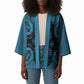 Bafokeng Rabbit Crown Palesa ea kharanium Kimono Blue Seanamarena Basotho Blanket Inspired