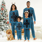 Bafokeng Rabbit Crown Palesa ea kharanium Christmas Pajama Set Blue Seanamarena Basotho Blanket Inspired