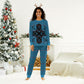 Bafokeng Rabbit Crown Palesa ea kharanium Christmas Pajama Set Blue Seanamarena Basotho Blanket Inspired
