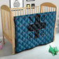 Bafokeng Rabbit Crown Palesa ea kharanium Quilt Blue Seanamarena Basotho Blanket Inspired