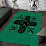 Bafokeng Rabbit Crown Palesa ea kharanium Area Rug Green Seanamarena Basotho Blanket Inspired