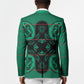 Bafokeng Rabbit Crown Palesa ea kharanium Blazer Green Seanamarena Basotho Blanket Inspired