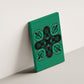 Bafokeng Rabbit Crown Palesa ea kharanium Canvas Wall Art Green Seanamarena Basotho Blanket Inspired