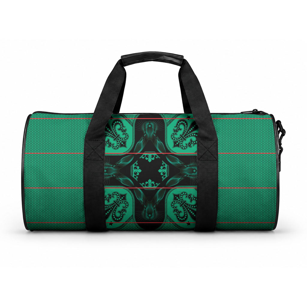 Bafokeng Rabbit Crown Palesa ea kharanium Duffle Bag Green Seanamarena Basotho Blanket Inspired