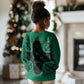 Bafokeng Rabbit Crown Palesa ea kharanium Kid Ugly Christmas Sweater Green Seanamarena Basotho Blanket Inspired