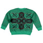 Bafokeng Rabbit Crown Palesa ea kharanium Kid Ugly Christmas Sweater Green Seanamarena Basotho Blanket Inspired