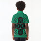 Bafokeng Rabbit Crown Palesa ea kharanium Kid Polo Shirt Green Seanamarena Basotho Blanket Inspired