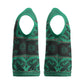 Bafokeng Rabbit Crown Palesa ea kharanium Christmas Knitted V-Neck Vest Green Seanamarena Basotho Blanket Inspired
