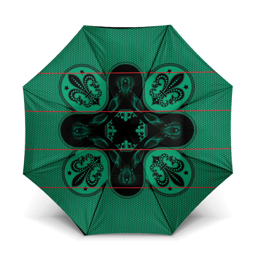 Bafokeng Rabbit Crown Palesa ea kharanium Umbrella Green Seanamarena Basotho Blanket Inspired