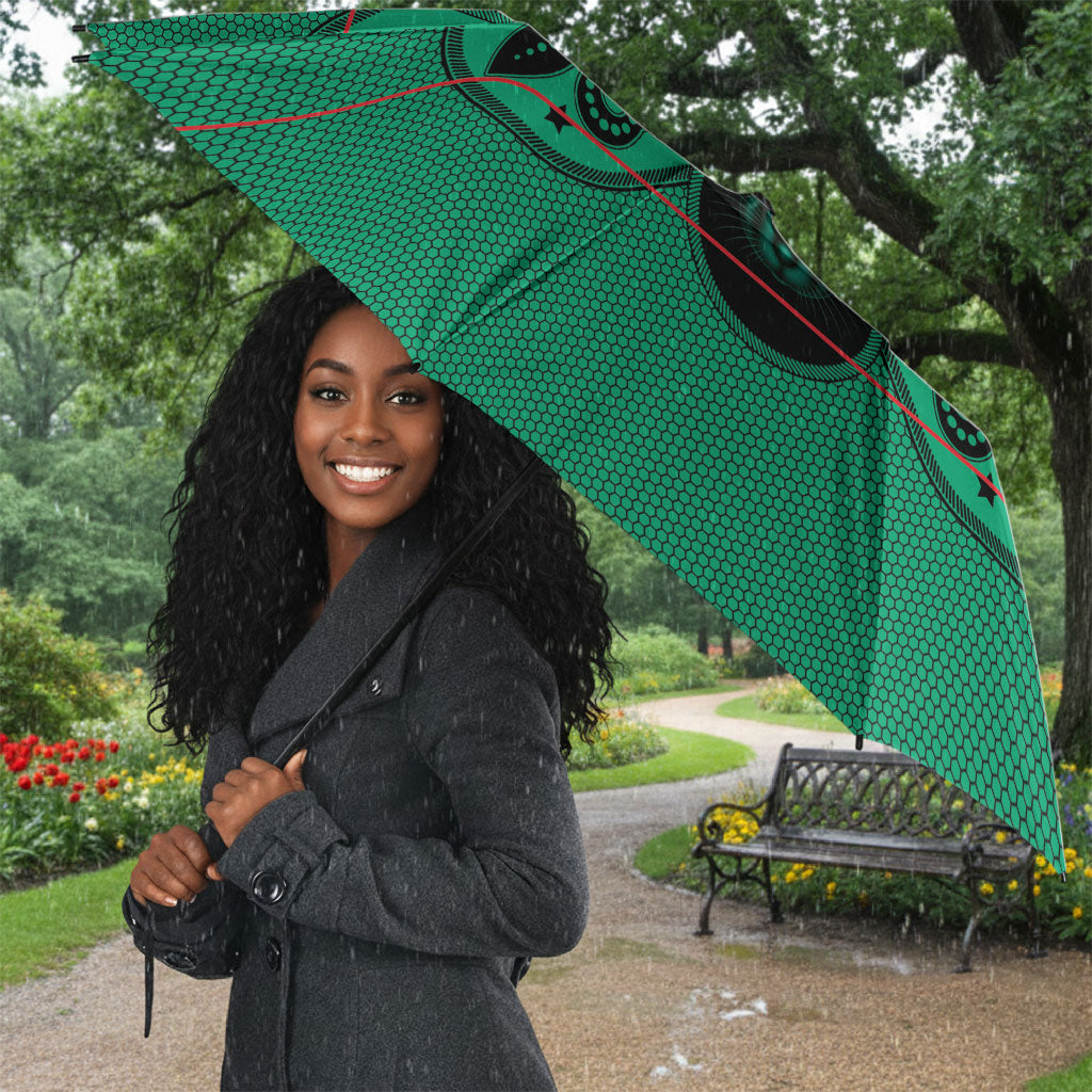 Bafokeng Rabbit Crown Palesa ea kharanium Umbrella Green Seanamarena Basotho Blanket Inspired
