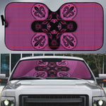 Bafokeng Rabbit Crown Palesa ea kharanium Auto Sun Shade Pink Seanamarena Basotho Blanket Inspired