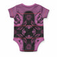 Bafokeng Rabbit Crown Palesa ea kharanium Baby Onesie Pink Seanamarena Basotho Blanket Inspired