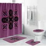 Bafokeng Rabbit Crown Palesa ea kharanium Bathroom Set Pink Seanamarena Basotho Blanket Inspired
