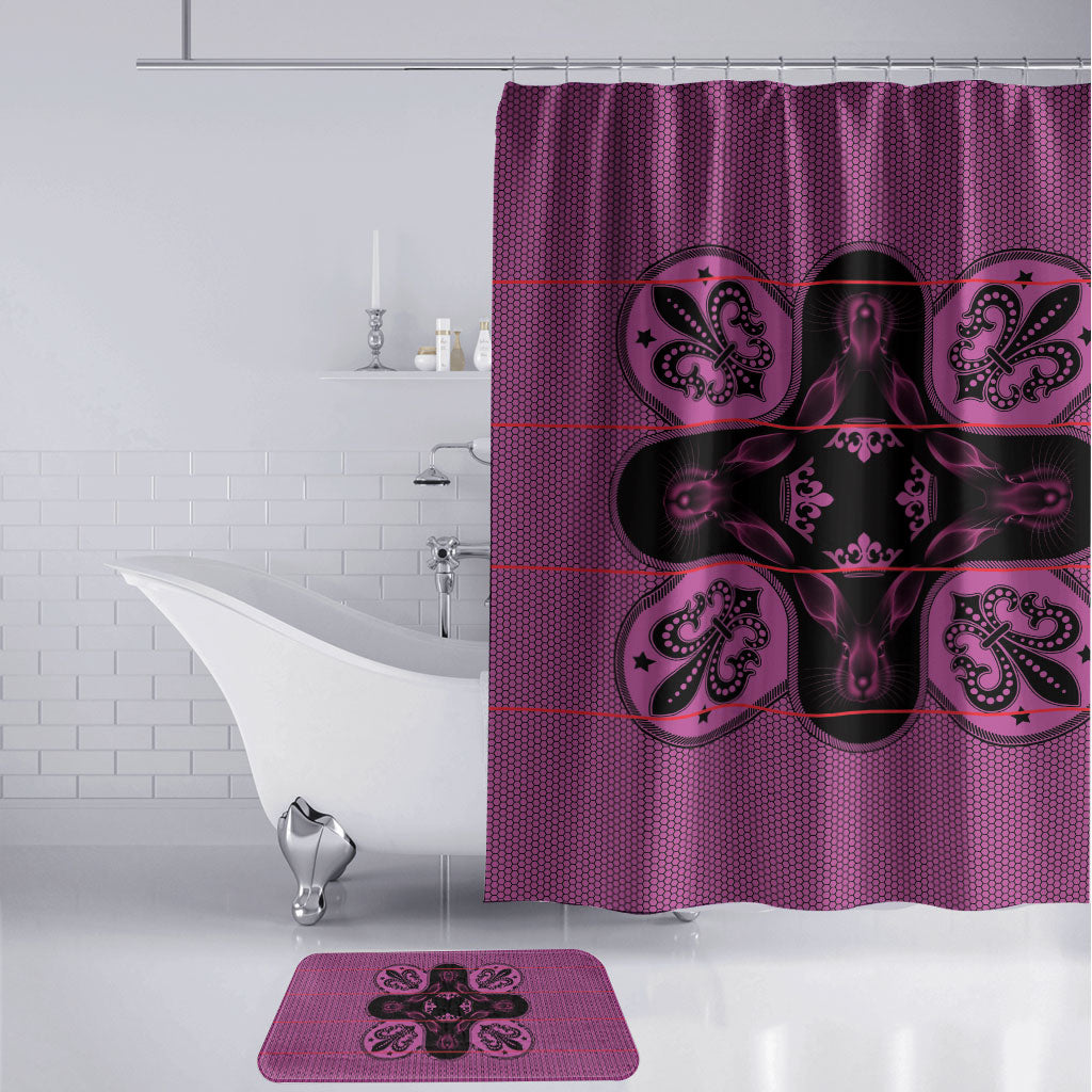 Bafokeng Rabbit Crown Palesa ea kharanium Bathroom Set Pink Seanamarena Basotho Blanket Inspired