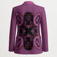 Bafokeng Rabbit Crown Palesa ea kharanium Blazer Pink Seanamarena Basotho Blanket Inspired