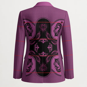 Bafokeng Rabbit Crown Palesa ea kharanium Blazer Pink Seanamarena Basotho Blanket Inspired