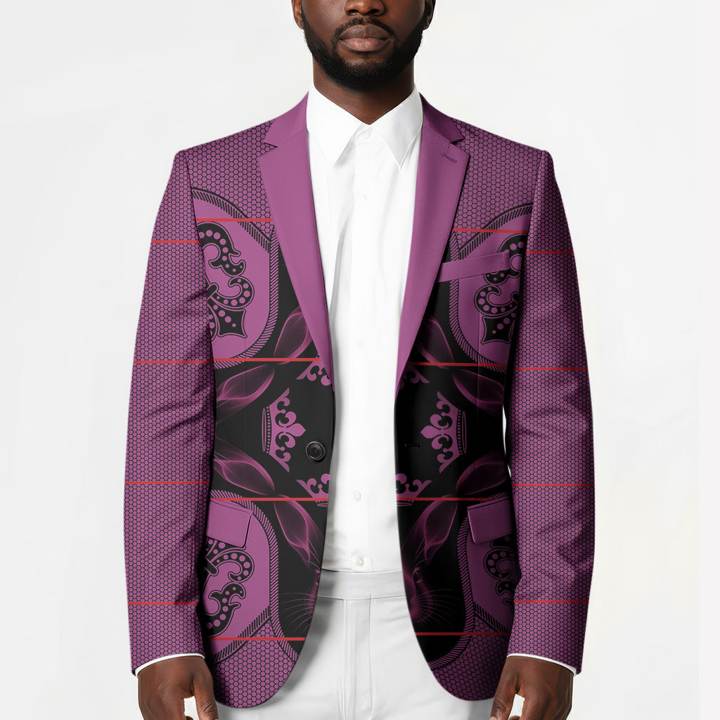Bafokeng Rabbit Crown Palesa ea kharanium Blazer Pink Seanamarena Basotho Blanket Inspired
