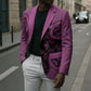Bafokeng Rabbit Crown Palesa ea kharanium Blazer Pink Seanamarena Basotho Blanket Inspired