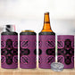 Bafokeng Rabbit Crown Palesa ea kharanium 4 in 1 Can Cooler Tumbler Pink Seanamarena Basotho Blanket Inspired