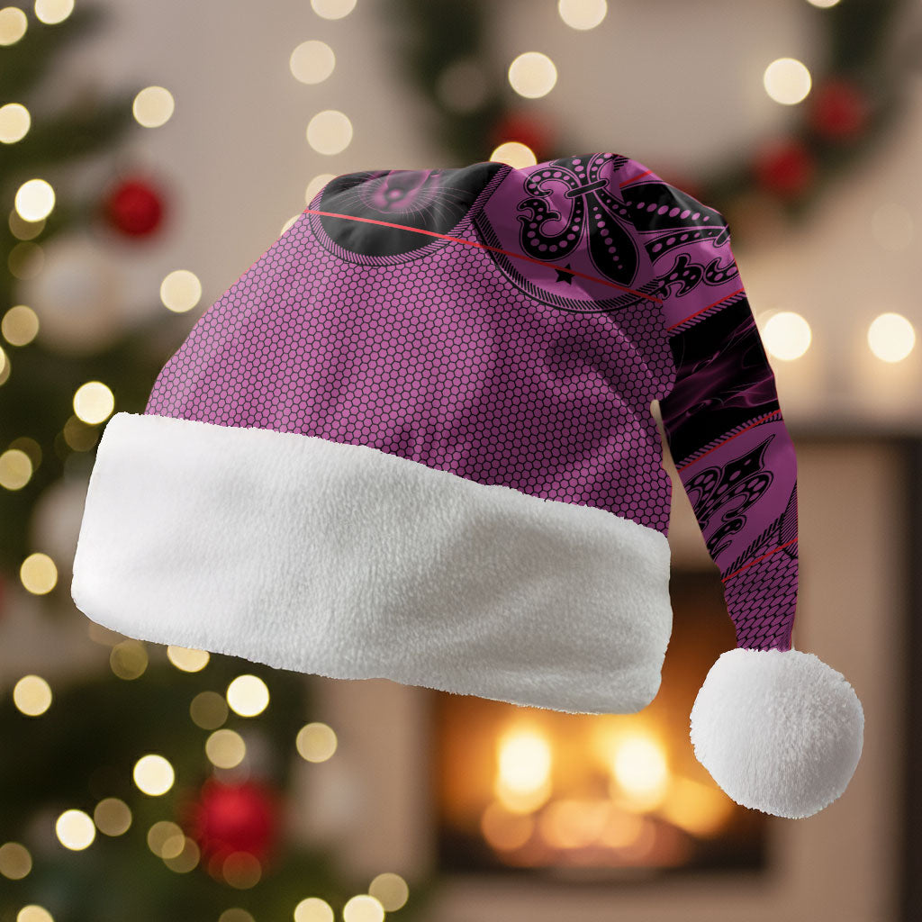 Bafokeng Rabbit Crown Palesa ea kharanium Christmas Santa Hat Pink Seanamarena Basotho Blanket Inspired