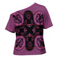 Bafokeng Rabbit Crown Palesa ea kharanium Cross Shoulder Shirt Pink Seanamarena Basotho Blanket Inspired