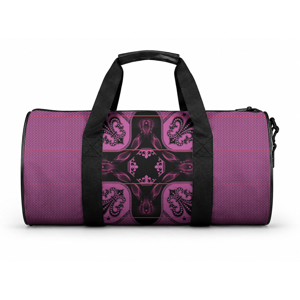 Bafokeng Rabbit Crown Palesa ea kharanium Duffle Bag Pink Seanamarena Basotho Blanket Inspired