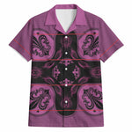 Bafokeng Rabbit Crown Palesa ea kharanium Hawaiian Shirt Pink Seanamarena Basotho Blanket Inspired