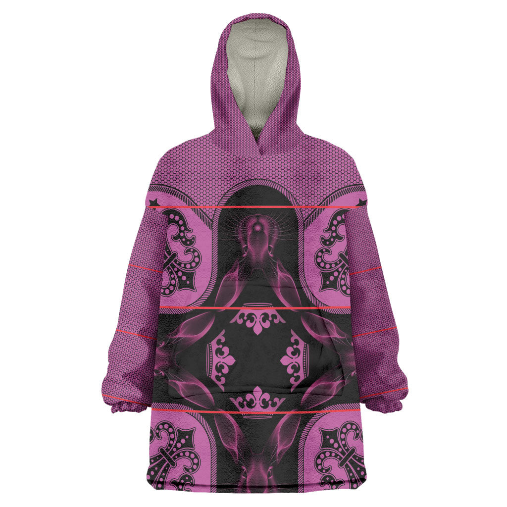 Bafokeng Rabbit Crown Palesa ea kharanium Kid Wearable Blanket Hoodie Pink Seanamarena Basotho Blanket Inspired