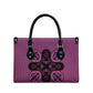 Bafokeng Rabbit Crown Palesa ea kharanium Leather Bag Pink Seanamarena Basotho Blanket Inspired
