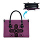 Bafokeng Rabbit Crown Palesa ea kharanium Leather Bag Pink Seanamarena Basotho Blanket Inspired