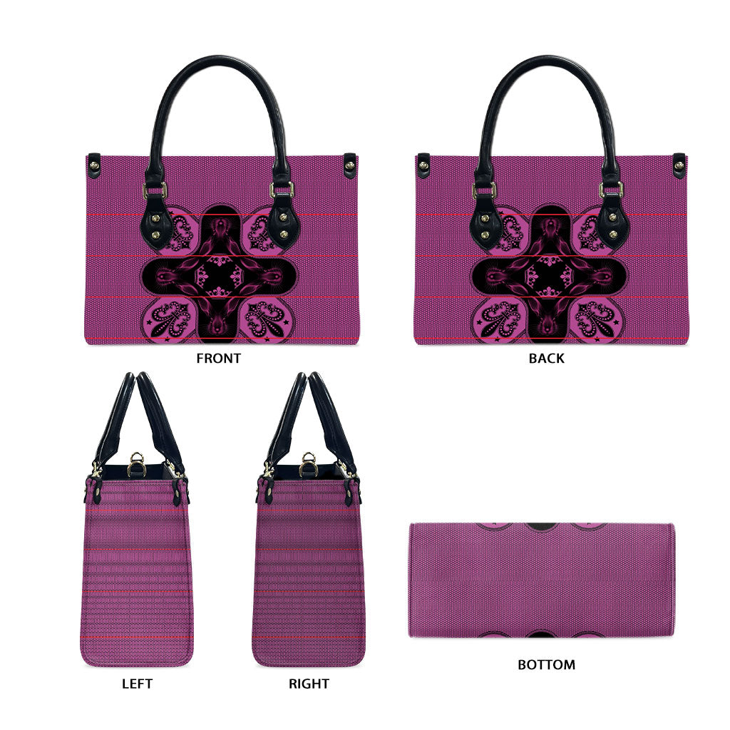 Bafokeng Rabbit Crown Palesa ea kharanium Leather Bag Pink Seanamarena Basotho Blanket Inspired
