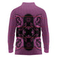 Bafokeng Rabbit Crown Palesa ea kharanium Long Sleeve Polo Shirt Pink Seanamarena Basotho Blanket Inspired