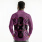 Bafokeng Rabbit Crown Palesa ea kharanium Long Sleeve Polo Shirt Pink Seanamarena Basotho Blanket Inspired