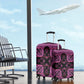 Bafokeng Rabbit Crown Palesa ea kharanium Luggage Cover Pink Seanamarena Basotho Blanket Inspired