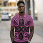 Bafokeng Rabbit Crown Palesa ea kharanium Polo Shirt Pink Seanamarena Basotho Blanket Inspired