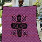 Bafokeng Rabbit Crown Palesa ea kharanium Quilt Pink Seanamarena Basotho Blanket Inspired