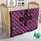 Bafokeng Rabbit Crown Palesa ea kharanium Quilt Pink Seanamarena Basotho Blanket Inspired