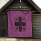 Bafokeng Rabbit Crown Palesa ea kharanium Quilt Pink Seanamarena Basotho Blanket Inspired