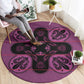 Bafokeng Rabbit Crown Palesa ea kharanium Round Carpet Pink Seanamarena Basotho Blanket Inspired