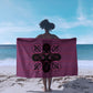 Bafokeng Rabbit Crown Palesa ea kharanium Sarong Pink Seanamarena Basotho Blanket Inspired