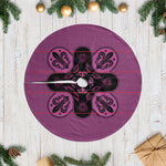 Bafokeng Rabbit Crown Palesa ea kharanium Tree Skirt Pink Seanamarena Basotho Blanket Inspired