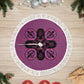 Bafokeng Rabbit Crown Palesa ea kharanium Tree Skirt Pink Seanamarena Basotho Blanket Inspired