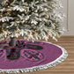 Bafokeng Rabbit Crown Palesa ea kharanium Tree Skirt Pink Seanamarena Basotho Blanket Inspired